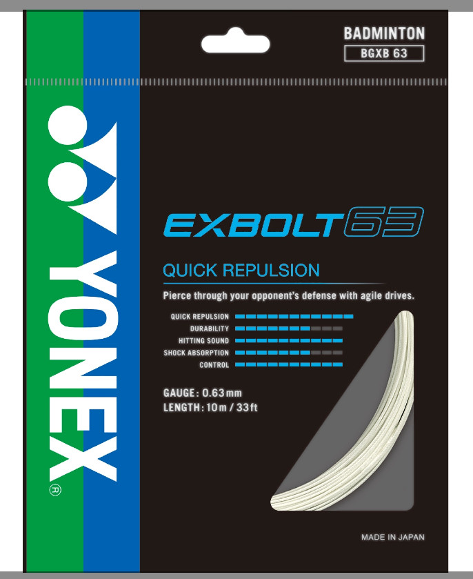 Dây Cước Căng Vợt Yonex BG EXBOLT 63