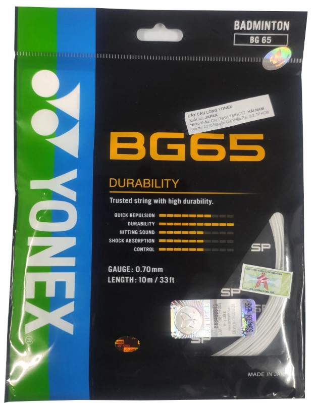 Dây Cước Căng Vợt Yonex BG 65