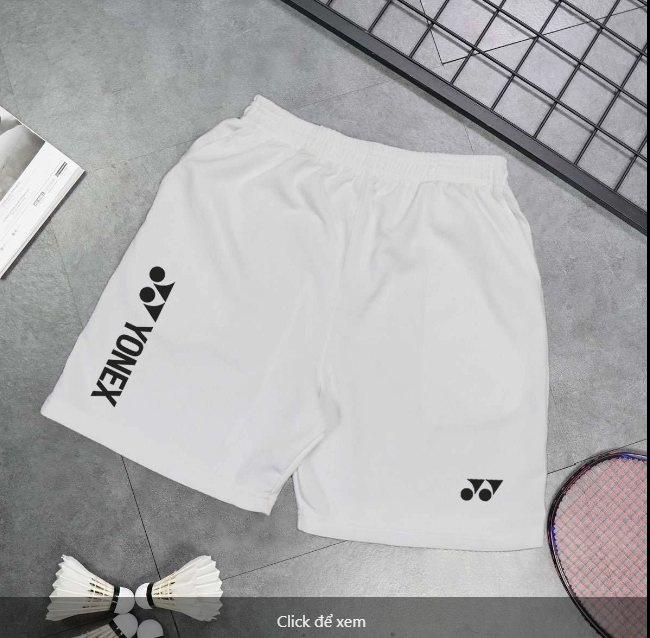 Quần Cầu Lông Yonex Nam Trắng - Mã 038